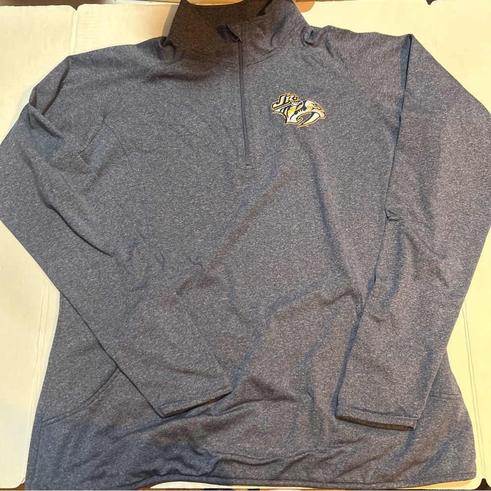Sport-Tek JR Nasville Predators‎ Hockey Ladies 1/4 Zip Pullover Sz L